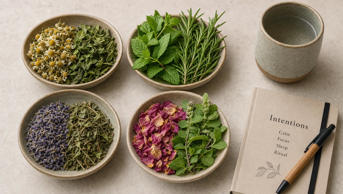 How to Choose Herbs by Intention: Calm, Focus, Sleep, or Ritual