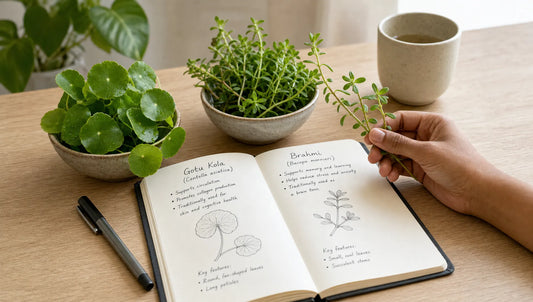 Gotu Kola and Brahmi: Herbs for Focus and Nervous System Support