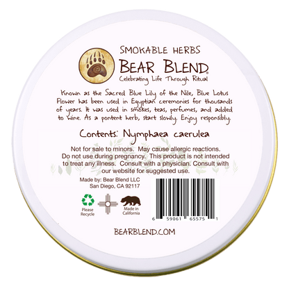 Bear Blend Blue Lotus Flower