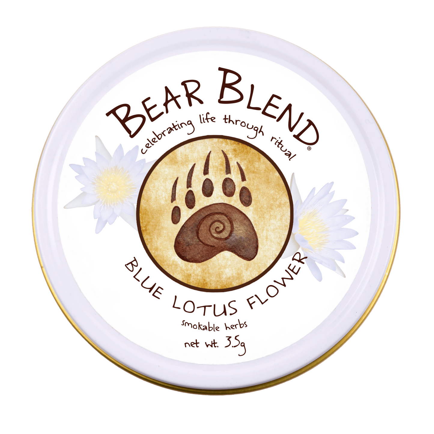 Bear Blend Blue Lotus Flower